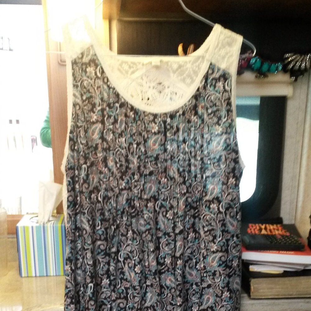 Umgee Paisley Floral Tunic